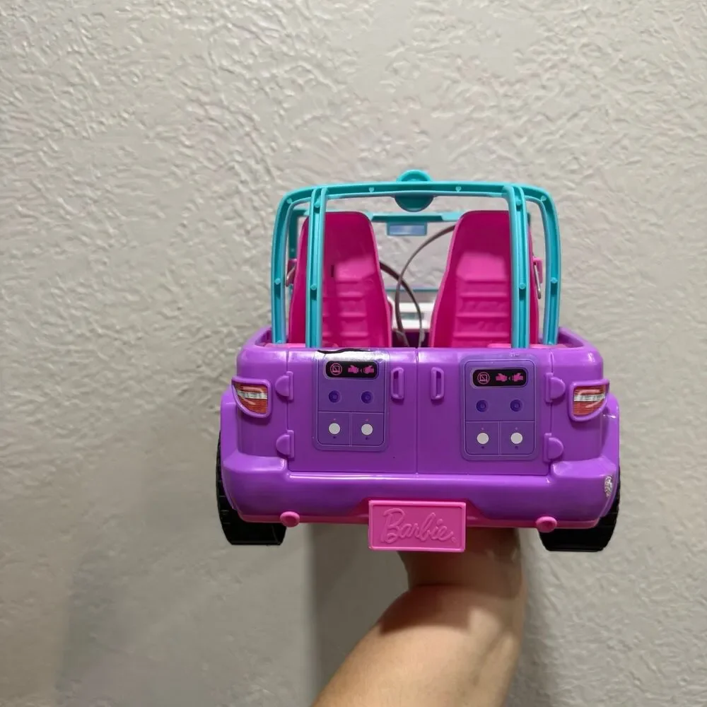 Barbie Jeep 2019 Purple Pink Blue Two Door Vehicle Off Road Doll Car Mattel